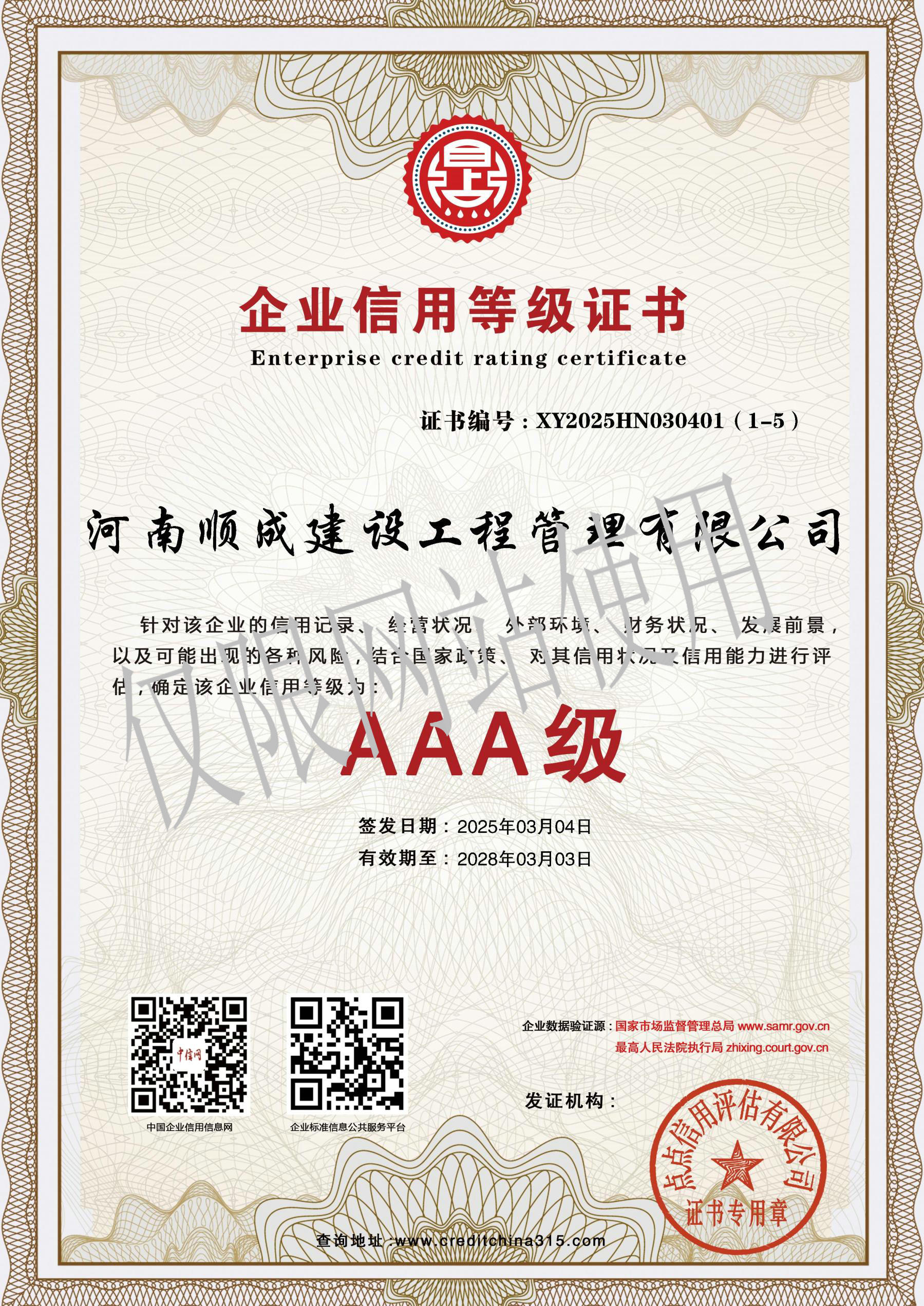 中文-河南顺成建设工程管理有限公司（AAA）_副本