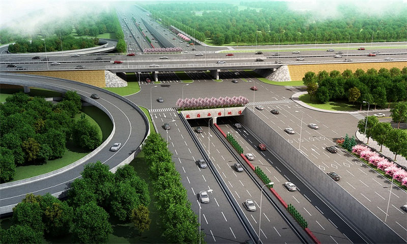 郑州市渠南路快速通道-下穿隧道