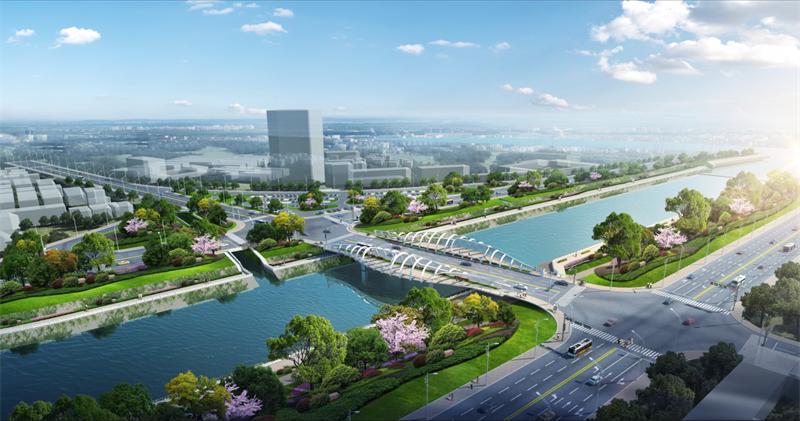 阳城县南环东街跨河大桥